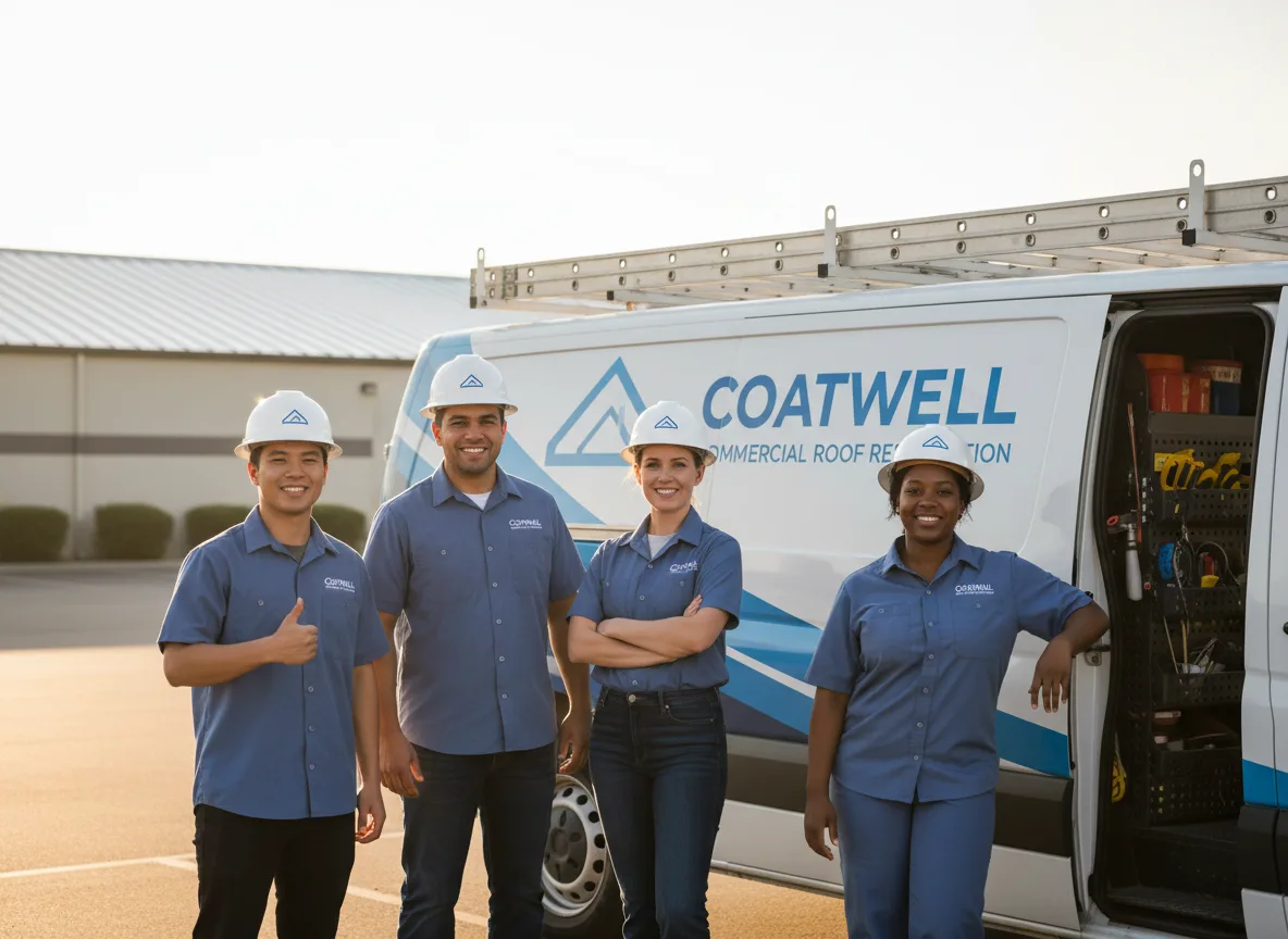 Commercial roof coating company in Halma, MN